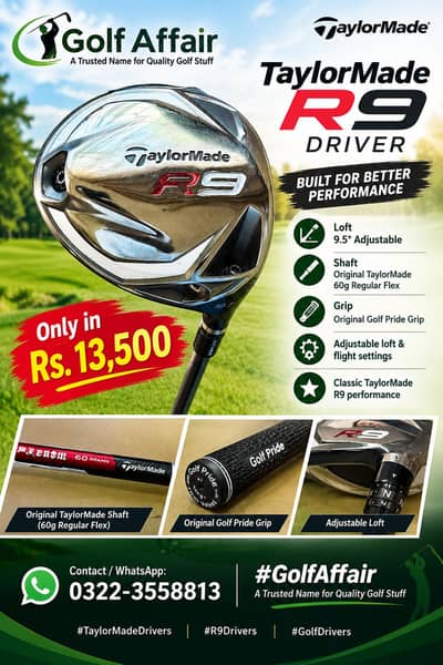 TaylorMade R9 Golf Driver