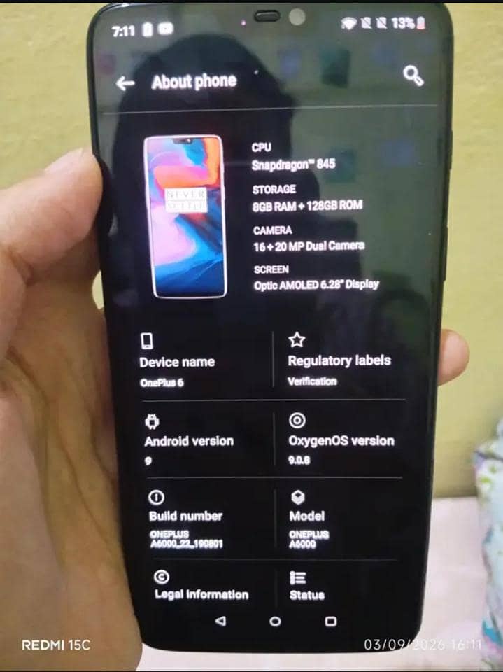 One Plus 6 4