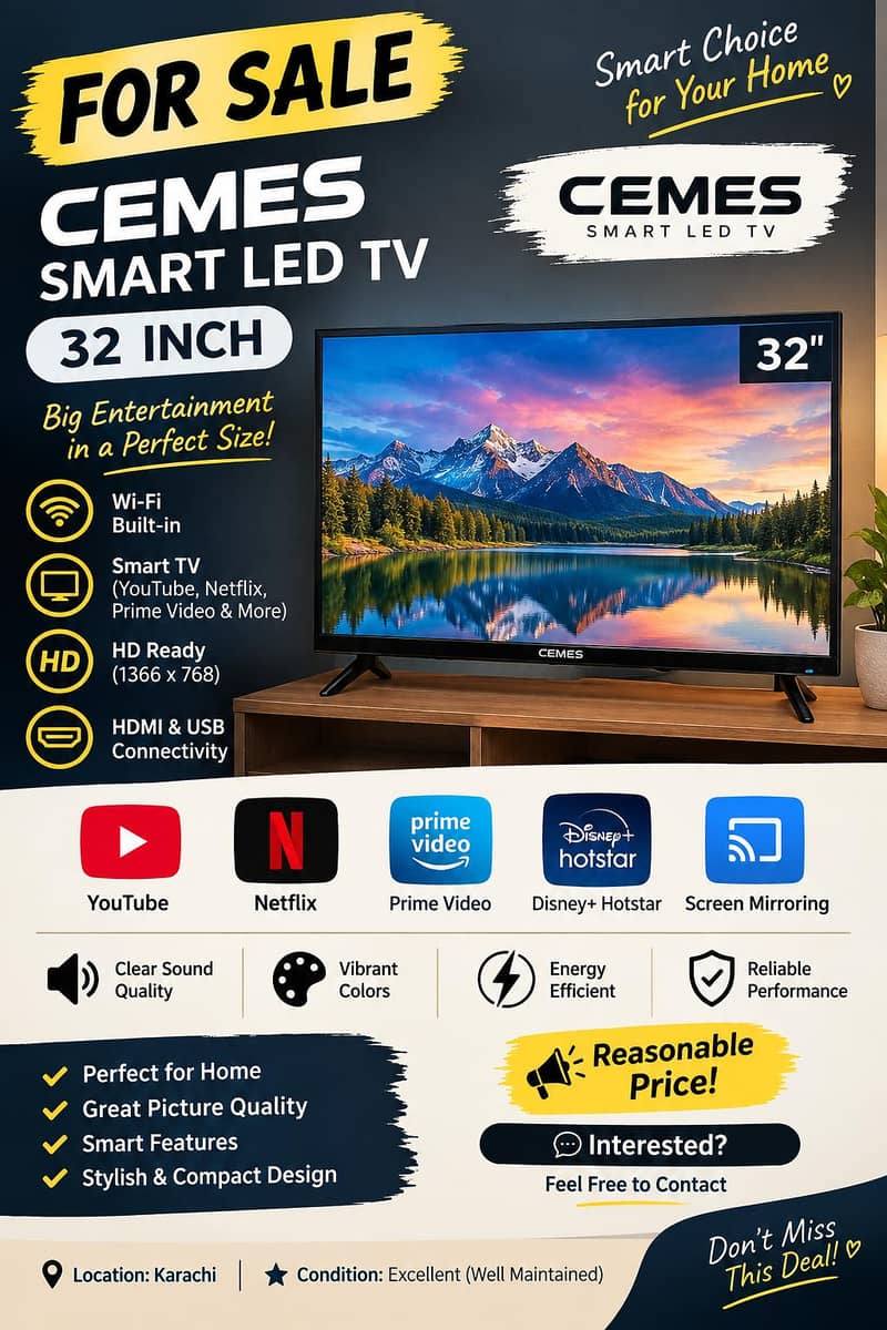 CEMEX SMART LED 32 INCH 3