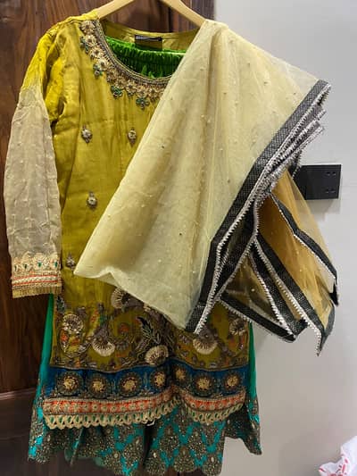 Mehndi dress- L