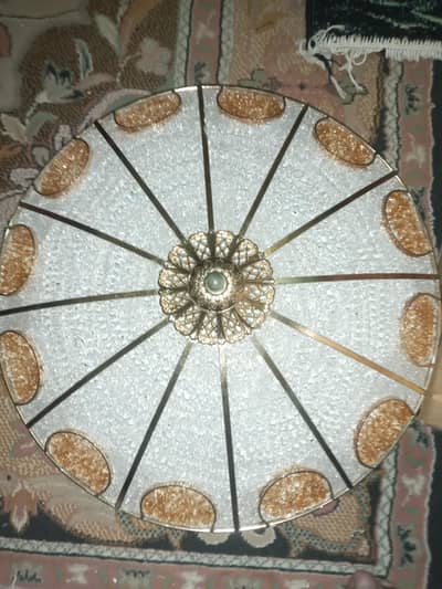 Roof mounted round shape chandlier