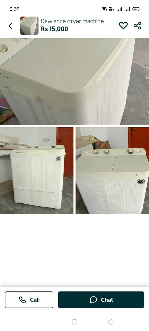 Washing machine 3