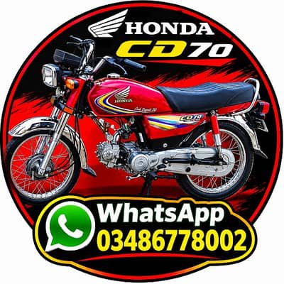 Honda CD70 Bike For Sale 0348:67:78:002 My Whatsapp