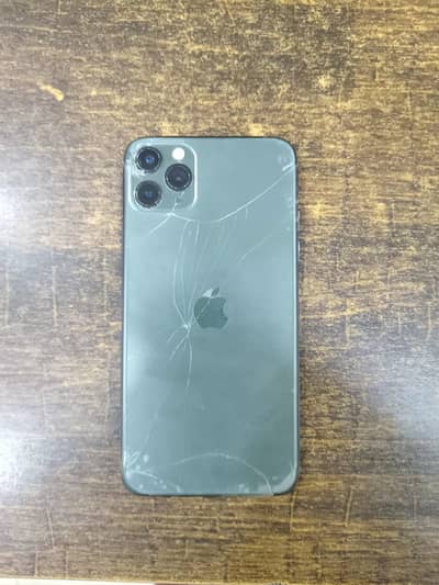 Apple iPhone 11 Pro Max back break only baki all okay