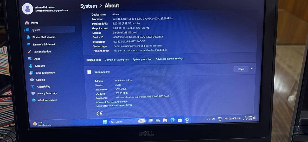 Dell latitude E7270 11