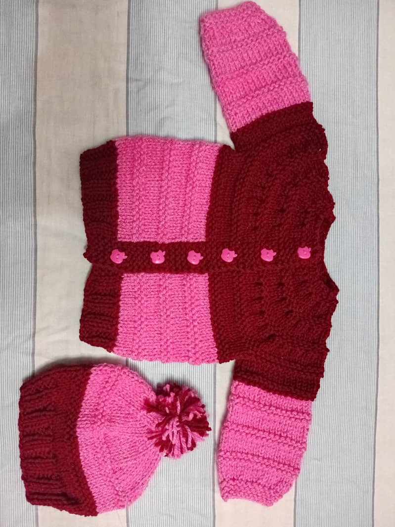 Wool knitting Sweaters Handmade 1