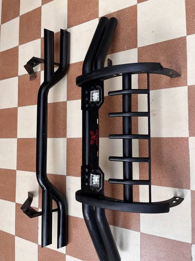 Toyota Hilux Revo 4x4 Heavy Duty Bull Bar / Front Bumper – Black