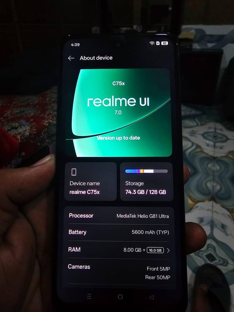 Realme C75x 5