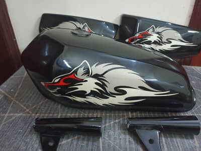 honda 125 100% original tanki tapay Wolf design