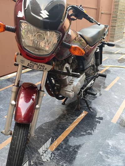 Suzuki GD110 S red color visit for more information