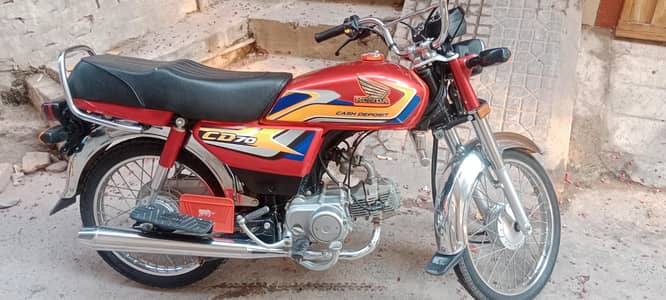 HONDA CD 70 2024/25 MODAL LUSH CONDITION 6500 USE