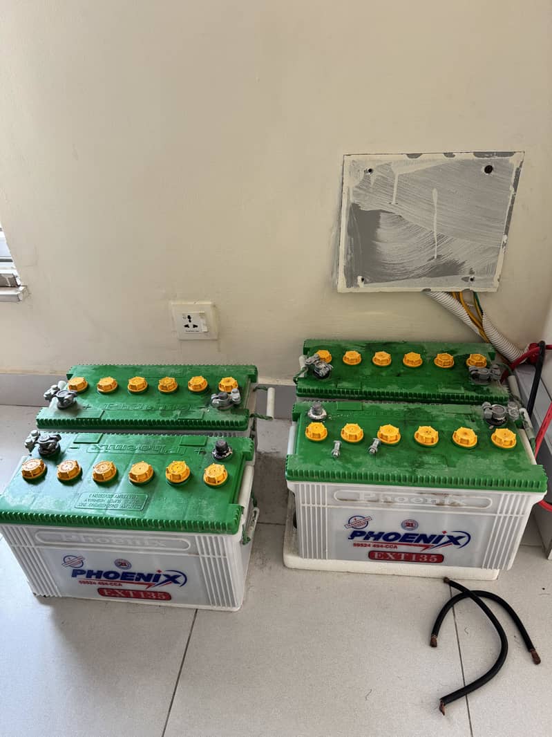 4 batteries 0