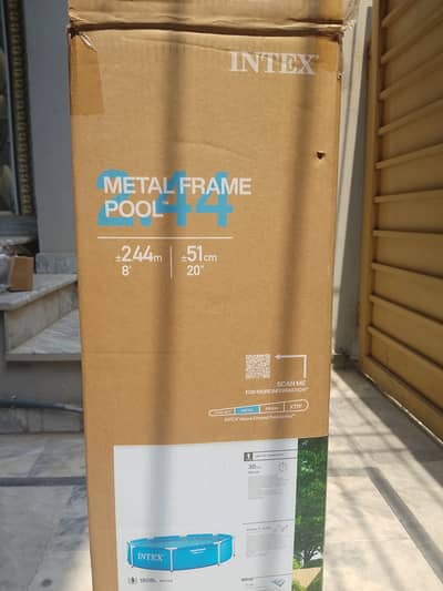 Intex Metal Frame Swimming Pool – Almost New Rs. 23000