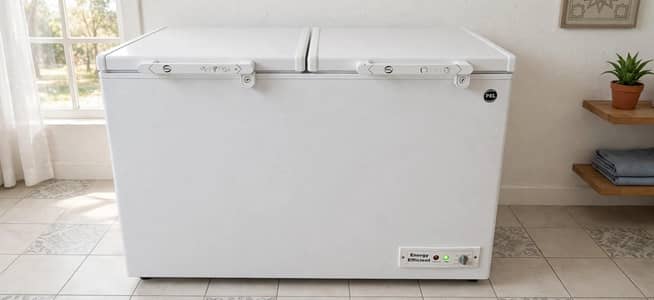 pel Double Door Deep Freezer Gharka chala hua 09 on 10