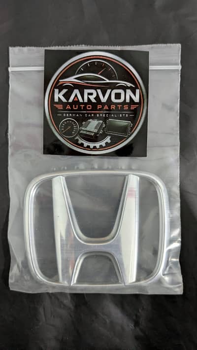 Genuine Honda logo "H" Emblem – Front Grille Badge