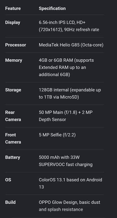 OPPO A38