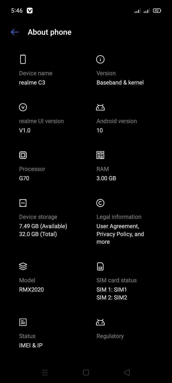 Realme C3 5