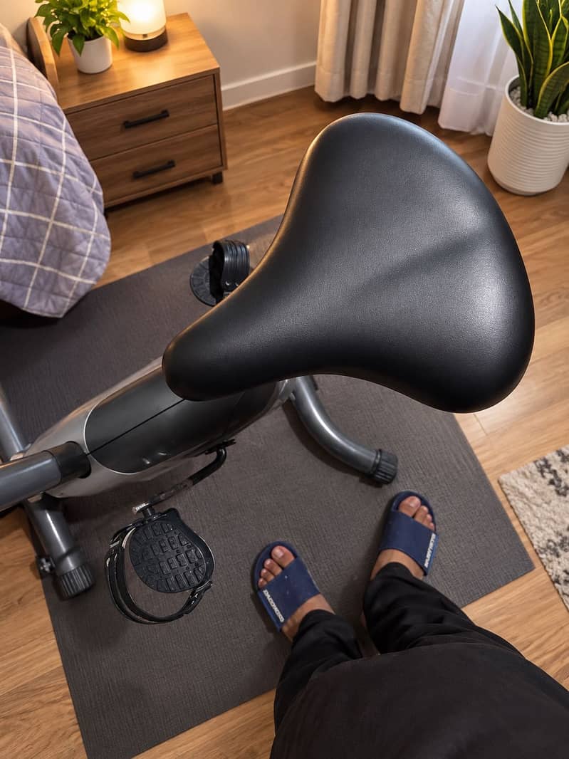 Slim line exercise bike 0