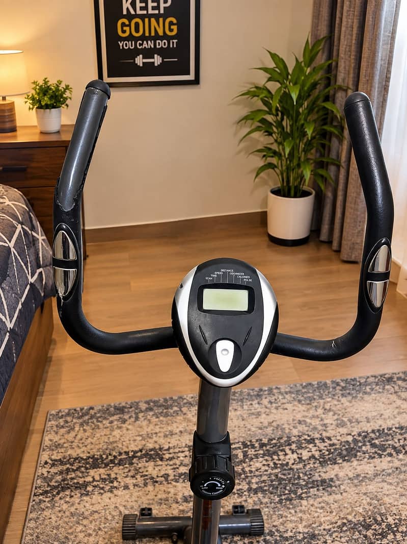 Slim line exercise bike 1