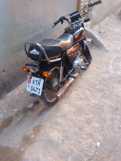 unique+ 70cc 2025x model Karachi registered kth 0471