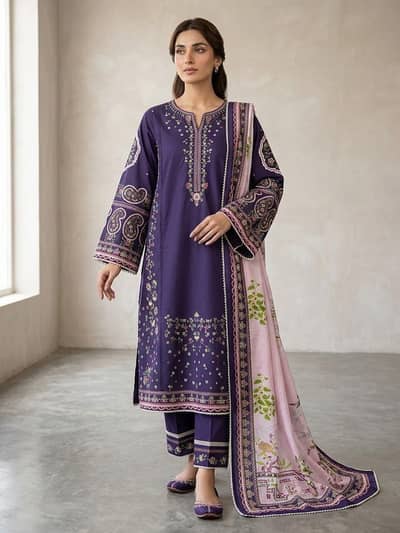 Hussain rehar designer dress