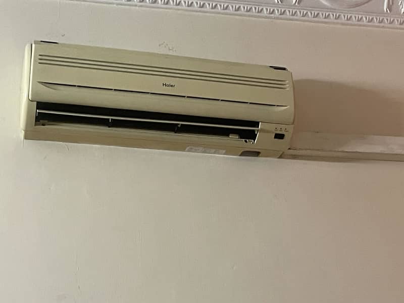 Haier 1 ton split ac full working 2