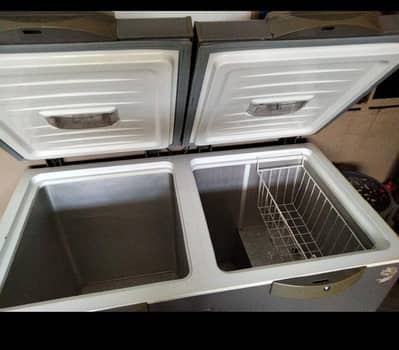 fridge and freezer