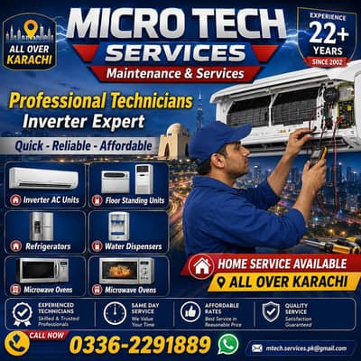 Fridge/Repairing/AC/Repair/Microwave/Repairing/Deep Freezer/Repairing