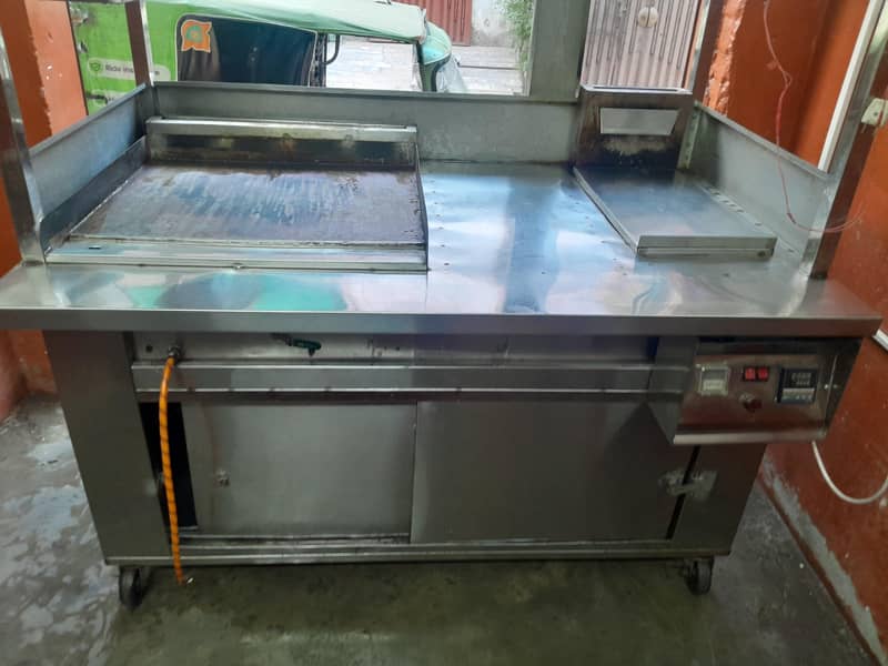 Burger Shawarma counter 0