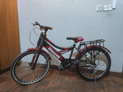 Hunter Mountain Bike (MTB) Red & Black Good Condition