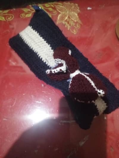 affordable pouch | blue and white colour with boee