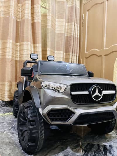 5-Motor 2-Seater Kids Electric Ride-On Mercedes Car | Remote + Manual