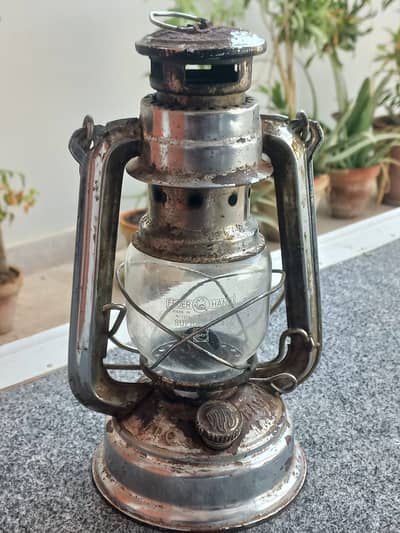 Vintage German Feuerhand storm/oil lantern