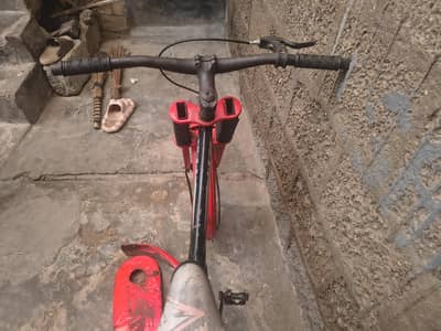 Morgan bicycle red and black