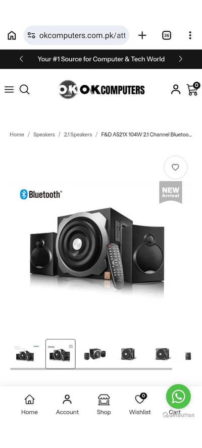 f&d woofer brand new condtion