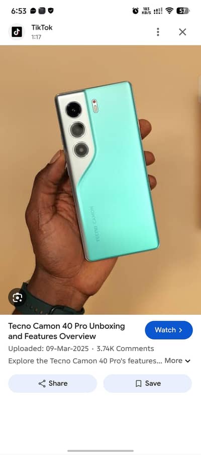 Tecno CAMON 40 Pro