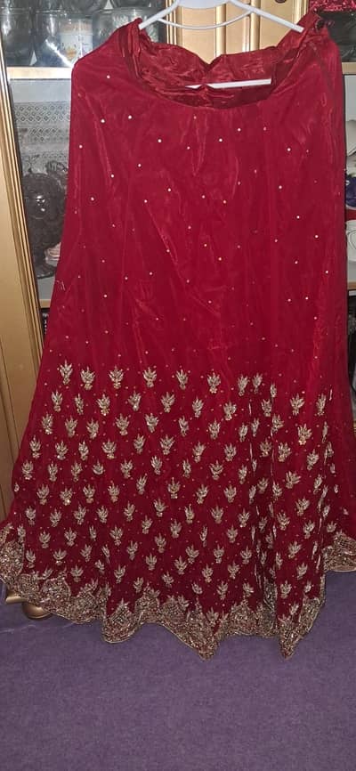 Beautiful Dapka & Naqshi Work Lehenga for Sale