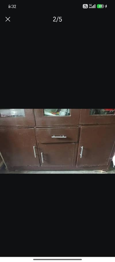 wooden showcase
