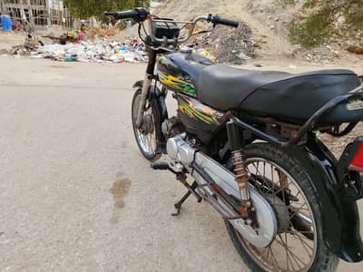 super power black colour model 2019 70cc bike for sale