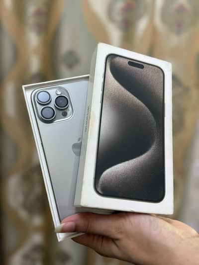 Apple iPhone 15 Pro Max 256 GB - PTA APPROVED
