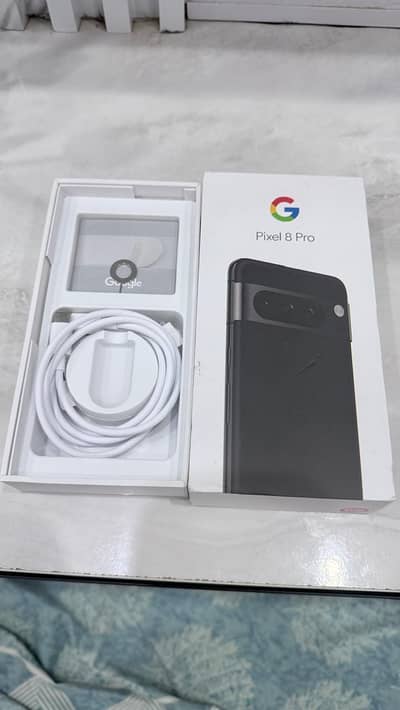 Google Pixel 8 Pro 5G Sky Blue | 10/10 | Complete Box