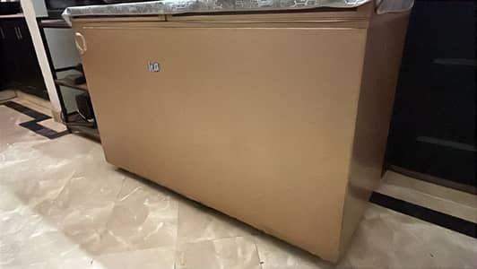 Waves glass door deep freezer