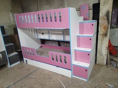 Bunk bed | Kid wooden bunker bed | Baby bed | Double bed | Triple bed