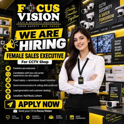 Female Sales Executive Required – Freshers Welcome |
