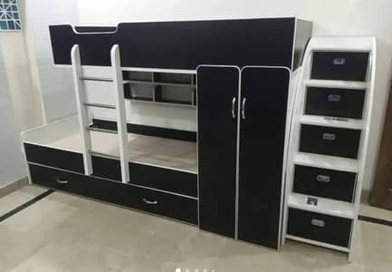 Bunk bed | Kid wooden bunker bed | Baby bed | Double bed | Triple bed