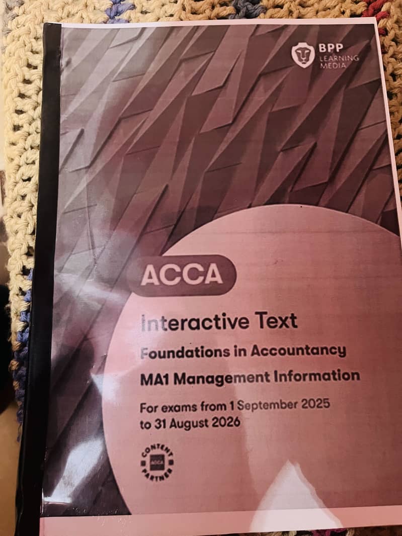 bpp study text MA 1 0