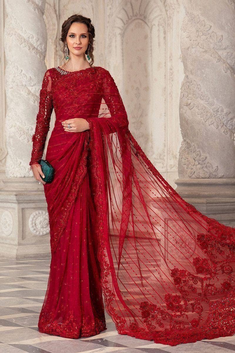 Heavy Embroidered Saree 2