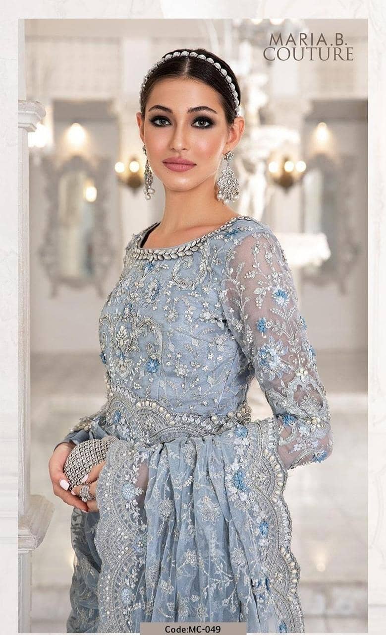 Heavy Embroidered Saree 4