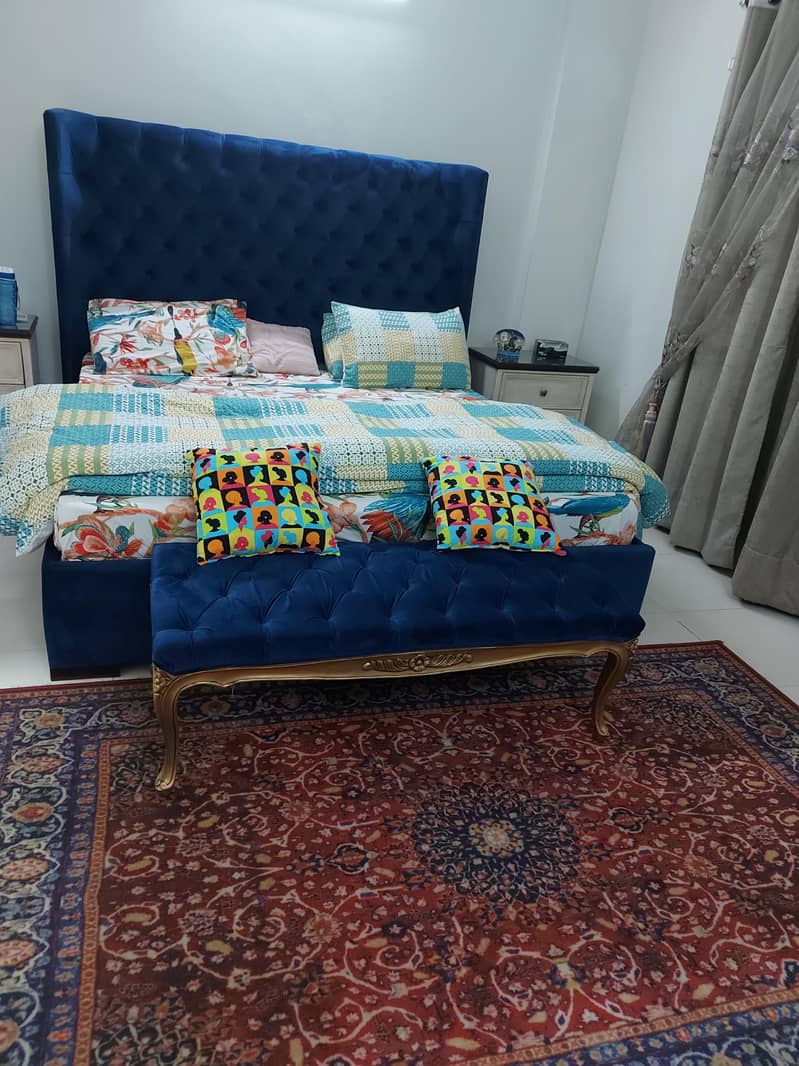 Designer made King bed set 5