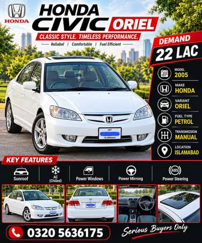 Honda Civic Oriel 2005